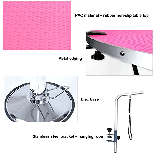 Dog/Cat/Pet Grooming Table Trimming Table Hydraulic Dog Grooming Table for Dogs Cats, Professional Grooming Table w/Adjustable Overhead Arm and Noose for Pet