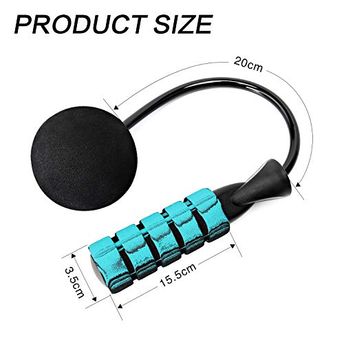APLUGTEK Jump Rope, Weighted Ropeless Skipping Rope for Fitness, Tangle-Free Rapid Speed Cordless Jump Rope Workout for Men, Women, Children…