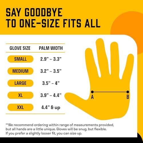 Hey Grill Hey Pitmaster Gloves | BBQ Gloves | Heat Protection up to 500°F or 260°C | High Temp Resistance | Fireproof Glove for Grilling Smoking Barbecue | Washable Mitts | Waterproof | Size - Medium