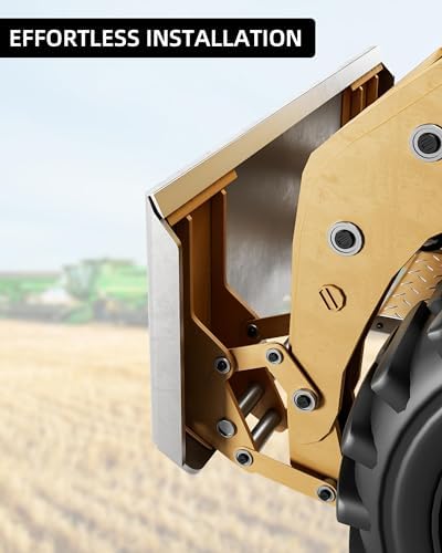 1/4" Skid Steer Attachment Plate, Steel Skid Steer Mount Plate, Quick Attachment Loader Plate Easy to Weld or Bolt to Different Accessories