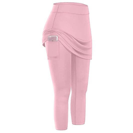 Aniywn Women's Leggings Skirt, Skirted Leggings, Active Skirt with Pockets, Tennis Pants Sports Fitness Culottes…