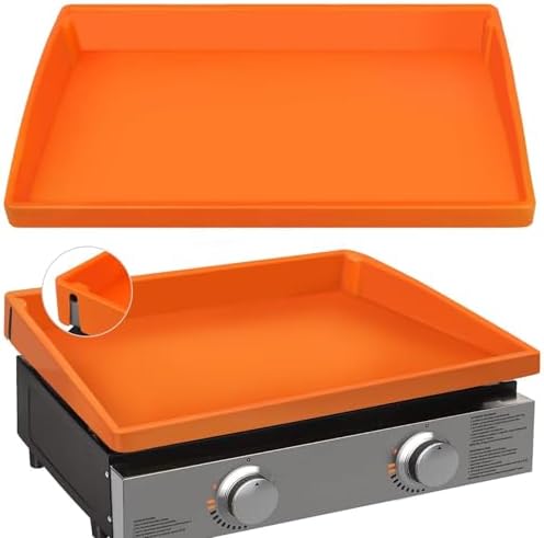 LotFancy Griddle Mat for Blackstone, 22 inch Silicone BBQ Mat, Full Coverage Cover for Griddle Top, Grill Accessories to Protect Grilling from Dust, Dirt, Bugs, Rust