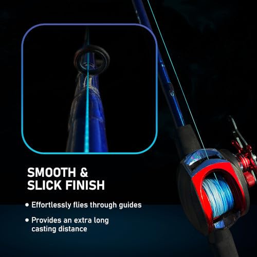Reaction Tackle Braided Fishing Line Hi Vis Yellow 6LB 150yd