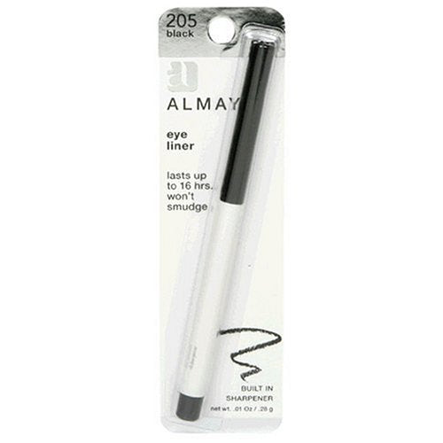 Almay Eyeliner with Built In Sharpener, Black 205, 0.01 Ounce Package