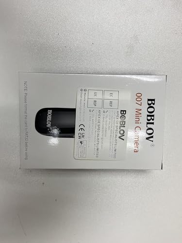 BOBLOV Mini Body Camera with Video: 64GB 007 Pocket Tiny Body Cams with Back Clip,1080P Small Wearable Camera with Audio Recording -User Friendly for Bike/Pet/Home/Proof