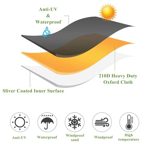AHTCPO Treadmill Cover for Non-Folding Home Treadmill with Zipper and Drawstring Indoor or Outdoor Use(206 * 90 * 72cm)