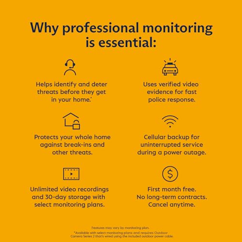 SimpliSafe Outdoor Security Camera Series 2, 1080p Wireless and Wired Home Security Camera - Compatible with Gen 3 System