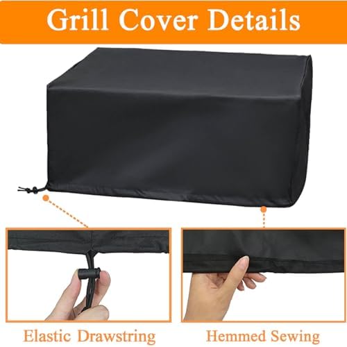 Griddle Cover and Carry Bag Compatible with Blackstone 17 Inch Griddle, Water Resistant 600D Polyester Heavy Duty Flat top 17" Gas Grill BBQ Cover Accessory Fits 17" Griddle Cooking Station with Hood