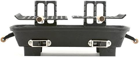 30052AMZ Kay Home Product's Cast Iron Hibachi Charcoal Grill, 10 by 18-Inch (Limited Edition)