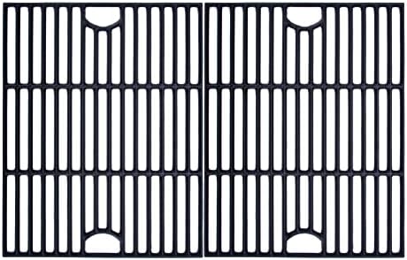 GGC 17 Inch Grill Grates Replacement for Nexgrill 4&5 Burner 720-0830H 720-0783E 720-0670A 720-888N, Kenmore 41516106210, Charbroil 463241113, 2PCS Cast Iron Cooking Grates(17" x 13 1/4" Each)