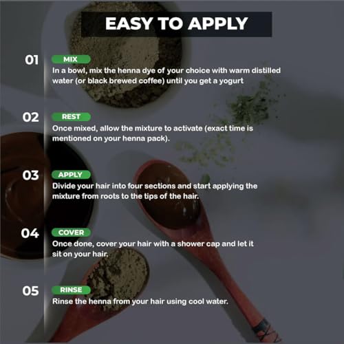 1 Pack Of Light Brown Henna Hair & Beard Color/Dye 100 Grams - Natural Hair Color, Plant-based Hair Dye - The Henna Guys