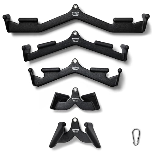 IronSpark Fitness Lat Pull Down Bar, Cable Machine Attachment, Cable Attachments For Gym, Tricep Pull Down Attachment, Tricep Bar, Curl Bar, T Bar Row Attachment, Lat Pulldown Attachments for Home Gym