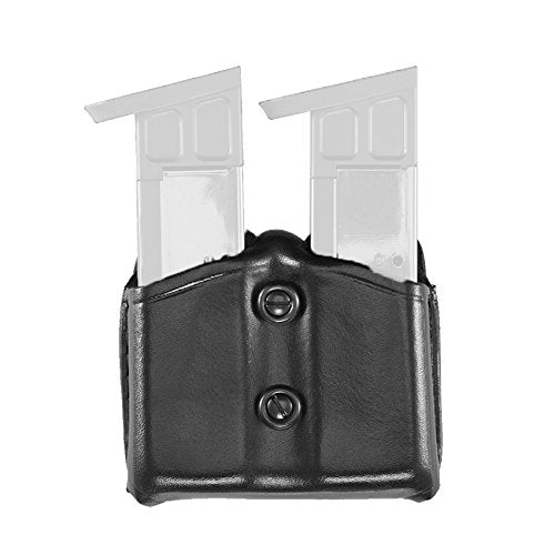Aker Leather 616 Carry Comp II, Double Magazine Pouch, Black, Double Stack .45 Caliber