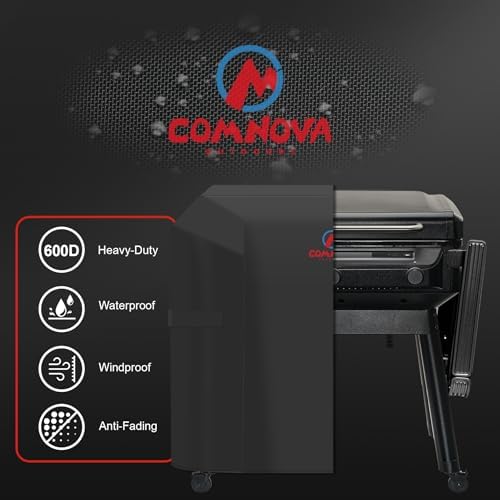 Comnova Grill Cover for Traeger Flatrock - Premium Flat Top Griddle Cover for Traeger Waterproof & Heavy Duty, 600D Gas BBQ Cover Accessory for Treager Flatrock Flat Top Grills (BAC751)