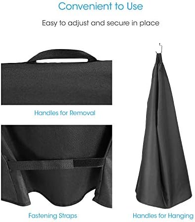 Unicook Electric Smoker Cover 40 Inch, Heavy Duty Waterproof Vertical BBQ Smoker Grill Cover for Masterbuilt, All Weather Resistant, 28" W x 22" D x 39" H