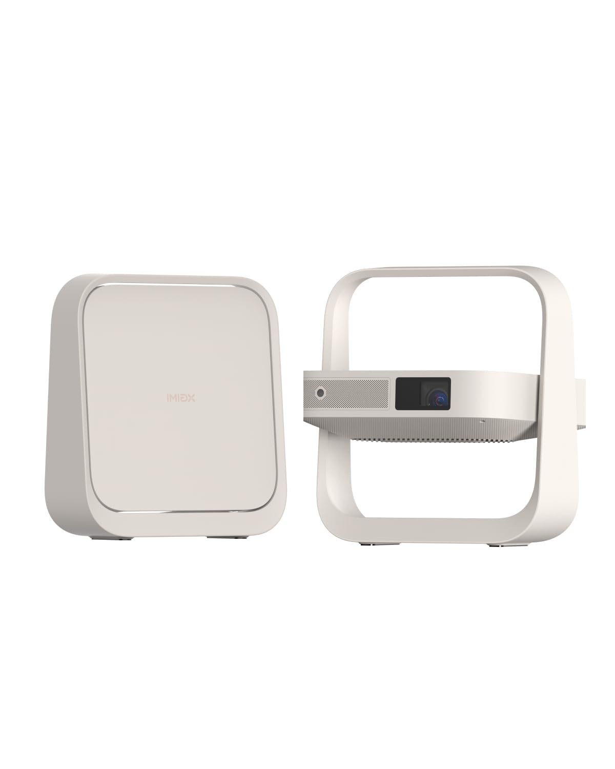 XGIMI Elfin Flip Portable Projector, 1080P Resolution Outdoor Projector, Licensed Netflix, Build-in Adjustable Stand, Lightweight and Compact Design, 400 ISO Lumens, Screen Adaption