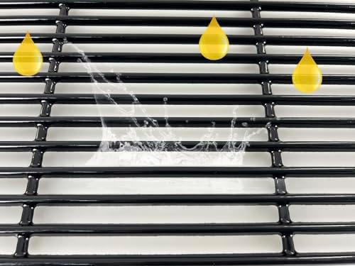 Direct store Parts DC122 19" x 25" Charmglow 810-2320 810-6320 Non-stick Polished Porcelain Coated Cast Iron Cooking grid Replacement for Charbroil, Brinkmann, Broil-Mate, Grill Chef, Grill Pro...