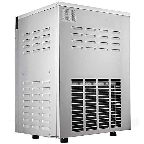 VEVOR Commercial Ice Cream Machine 1400W 20/5.3 Gph Hard Serve Ice Cream Maker with LED Display Screen Auto Shut-Off Timer One Flavors Perfect for Restaurants Snack bar Supermarkets