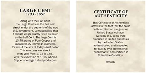 American Coin Treasures Collector's Favorites Large Cent 1793-1857 Coin