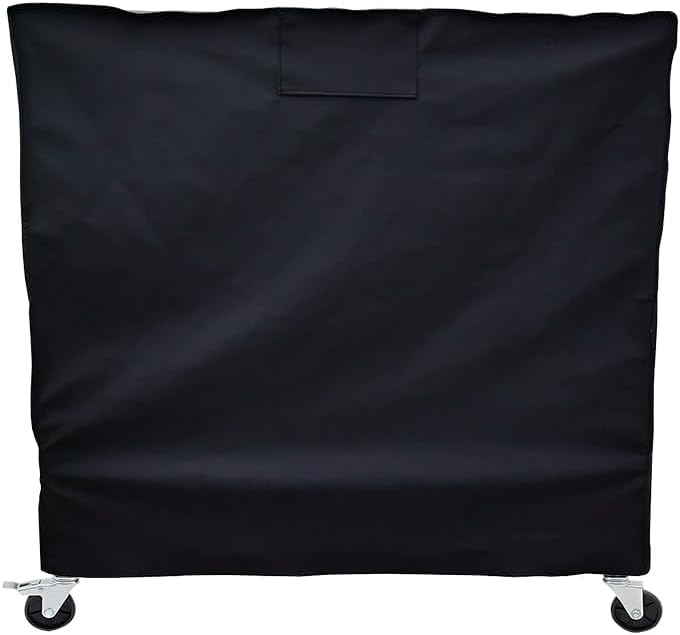 Waterproof 80 Qt Rolling Cooler Cart Cover Fits Most Patio Ice Chest Party Cooler Upto 34L x 20W x 32H inch-Black