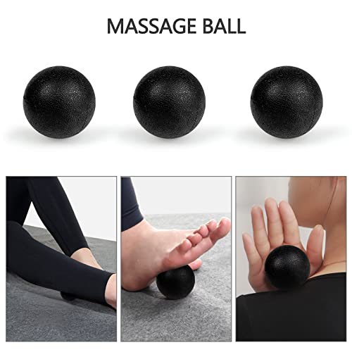 Krightlink 5 in 1 Foam Roller Set for Deep Tissue Muscle Massage, High Density Trigger Point Fitness Patented Exercise Foam Roller, Massage Roller, Massage Ball, Resistance Band, for Whole Body
