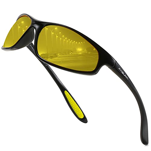 FAGUMA Polarized Sports Sunglasses For Men Cycling Driving Fishing 100% UV Protection