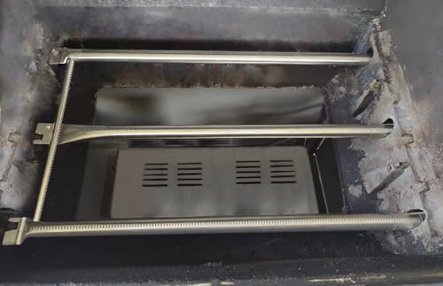 34 1/4 Inch Burner Tube Set Replace for Weber 67722 67820 Genesis 300 Series E310 E320 EP310 EP320 S310 S320 Gas Grills (2007-2010) with Side Control Knobs (304 Stainless Steel)