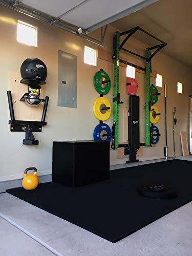 American Floor Mats Ultimate Stand-Alone Gym Mats 10% Grey 3' x 4' - 1/2" Thick