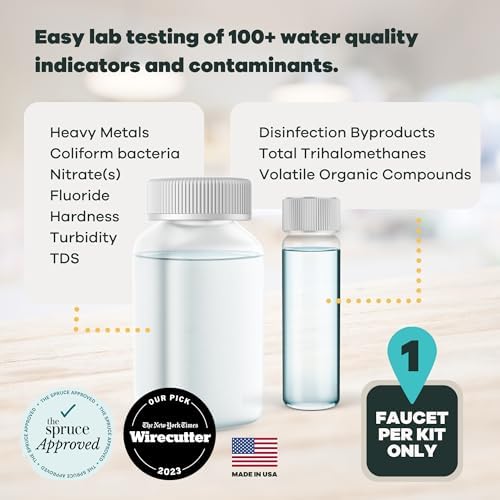 Advanced Home Water Test Kit | Well or City | EPA Certified Drinking Water Labs | #1 Best Home Water Test - Wirecutter