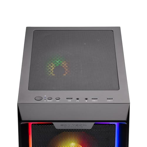 Skytech Gaming Nebula Desktop PC, Intel i5 13400F 2.5 GHz (4.6GHz), NVIDIA RTX 4060 8GB, 1TB NVMe SSD, 16GB DDR4 RAM 3200, 650W Gold PSU, Wi-Fi, Win 11