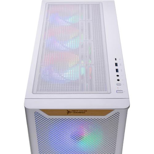 Skytech Gaming Chronos 3 Desktop PC, Ryzen 7 7700X 4.5 GHz (5.4GHz), NVIDIA RTX 5070 12GB, 1TB NVMe SSD, 32GB DDR5 RAM 5600 RGB, 850W Gold PSU, 360mm ARGB AIO, Wi-Fi, Win 11