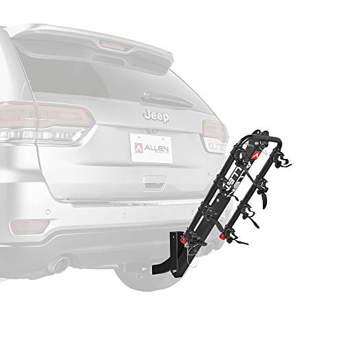 Allen Sports Deluxe Locking Quick Release 4-Bike Carrier for 2 Inch Hitch, Model 542QR, Black