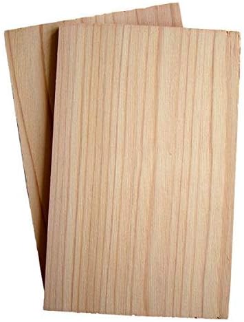 Wildwood Grilling Bulk 50-Pack 5" x 7" Western Cedar Grilling Planks Perfect Quantity for Restaurants, Chefs, and Deli's - Great for Adding Flavor and for Presentation - USA-Made and Sourced
