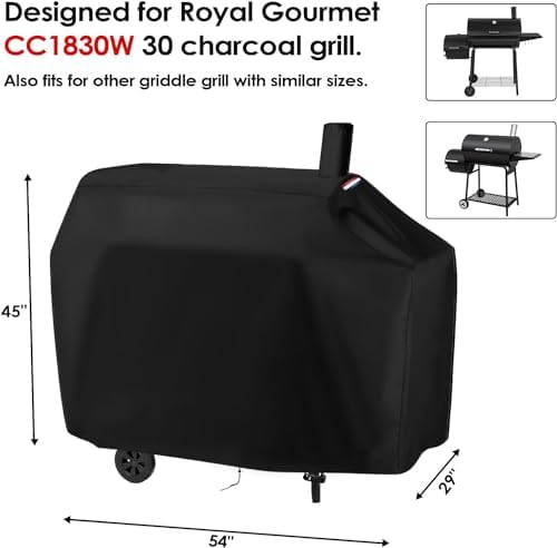 Grill Cover for Royal Gourmet CC1830W 30/CC1830S 30"/CC1830SC Grill BBQ Covers Waterproof Smoker Griddle Cover Outdoor Gas Grill Cover