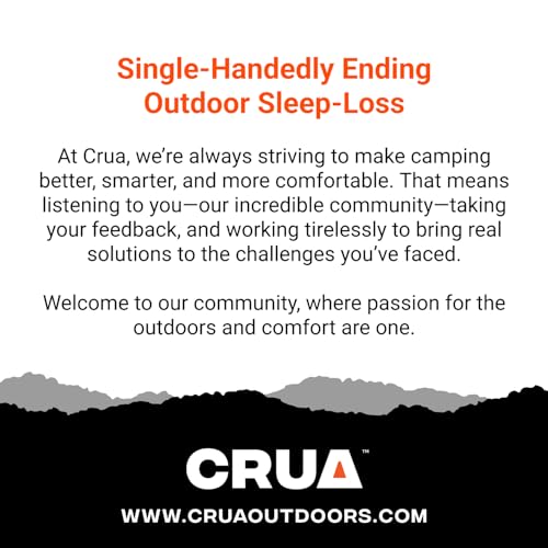 Crua Duo Outdoor Camping Tent – 2 Person Tent for Camping, Easy Pop-up Assembly, Lightweight and Waterproof Outdoor Gear for Hiking Backpacking, Weather Resistant