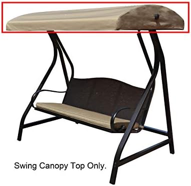 ALISUN Replacement Canopy Top for GT Porch Swing Model #GCS00229C (Will Not Fit Any Other Swing)