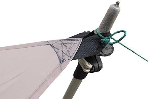 LiteOutdoors Silnylon Tarp - 11.6 Oz. - Ultralight Backpacking Tarp or Hammock Tarp (Grey, 8' x 10')