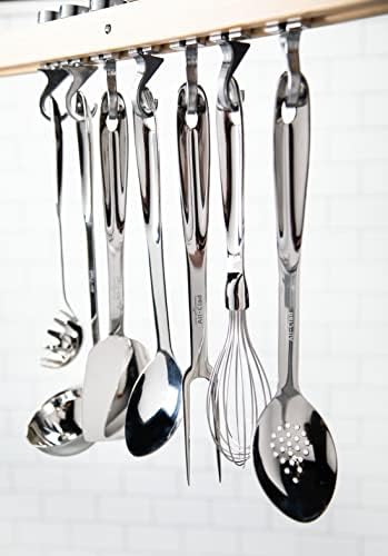 All-Clad Specialty Stainless Steel Kitchen Gadgets Slotted Turner Kitchen Tools, Kitchen Hacks Silver