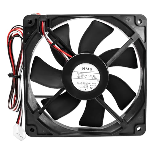 KIT0411 Pellet Grill Induction Fan Motor - Replacement 11925SA-12R-BU for Traeger D2 Pro 575/780 and Ironwood 650/885 Oven Circulation Fans(Black 0.86A 12V)