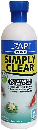 API POND SIMPLY CLEAR Pond Water Clarifier 16-Ounce Bottle (248B)