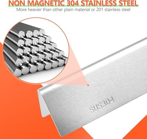 QuliMetal 17.5" SUS304 Flavorizer Bars for Weber Genesis 300 Series (2011-2016) - Fits E-310, E-330, S-310, S-330 with Front Control Knobs, SUS304 Heat Plates Replacement for Weber 7620 7621