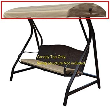 ALISUN Replacement Canopy Top for GT Porch Swing Model #GCS00229C (Will Not Fit Any Other Swing)