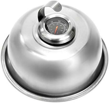 Yukon Glory™ Griddle Dome With Built in Thermometer, Designed For Blackstone Griddles, Perfect For Melting Cheese, Steaming Veggies and Grilling Meat, Made of Stainless Steel