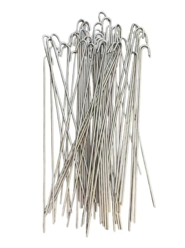 10 inch 100-Pack Chain Link Fence Ties, Heavy Duty 11 Gauge Aluminum Fence Tie Wires, Chain Link Hook Ties Dog Fence Slats for Chain Link Fence, Garden Fence, and Dog Fence Repair