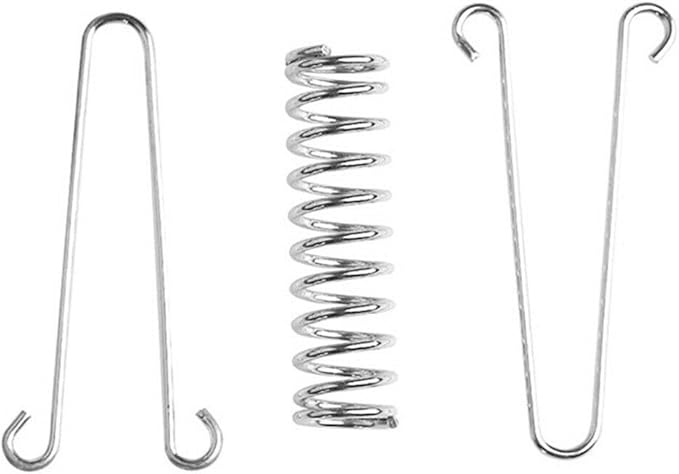 2pcs Tent Wind Spring Wind Rope Buckle,Outdoor Camping High Strength Steel Rope Buckle,Tent Fixed Buckle Spring Hook Buckle