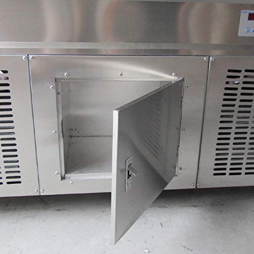 Kolice Commercial 22" Double Round Pans Thai Fried Ice Cream Machine Roll Ice Cream Machine-ETL NSF,Smart AI Temperature Control, Full Transparent Sneeze Guard,10 Refrigerated Small Buckets