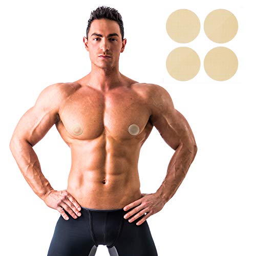 Geyoga 100 Pcs Nipple Tape for Man, Nipple Guard, Chafing for Runners, Nipple Tape for Men Pasties Disposable Pasty Set