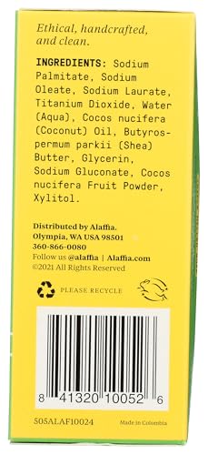 ALAFFIA Everyday Coconut Bar Soap, 8 OZ
