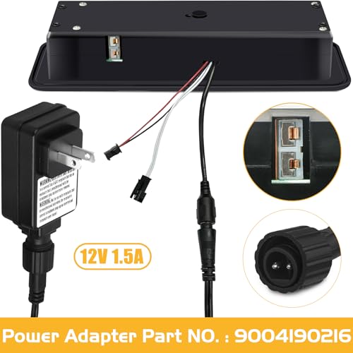 Control Panel for Masterbuilt Gravity Series 560 800 1050 Replacement Parts Power Adapter Cord Door Switch Digital Charcoal Grill Smoker Controller Board 9904190036 9904200043 9904200004 (Non-WiFi)