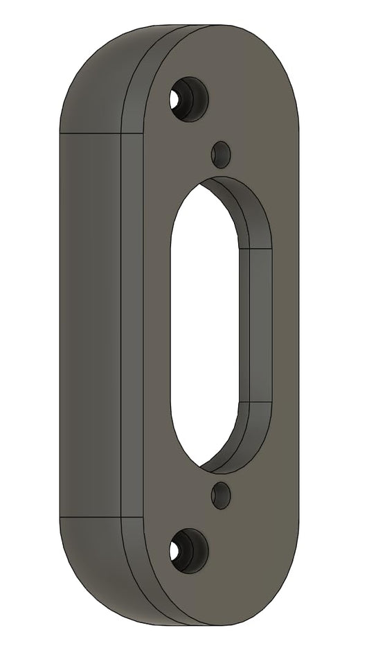 Angled Doorbell Mount compatible with Reolink Video Doorbell (35-Degree, White)